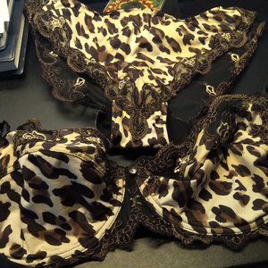 Leopard Print - Bra/Panties Lise Charmel 36D
